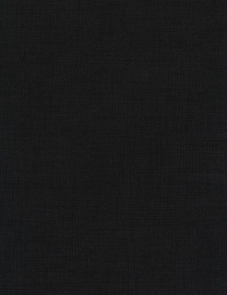 "MIX" TEXTURED BLENDER ~ BLACK ~ BLACK cotton fabric by the half yard TIMELESS TREASURES!
