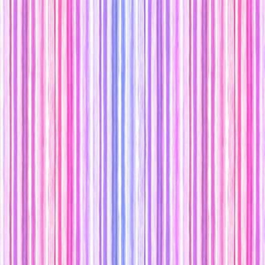 THIN PINK AND PURPLE STRIPES cotton fabric by the half yard MICHAEL MILLER!