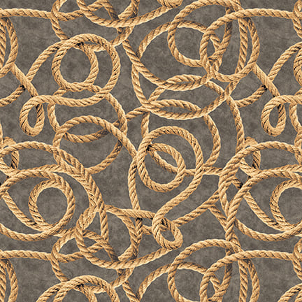 WESTERN ROPES COWBOY CULTURE cotton fabric by the half yard BLANK QUILTING!