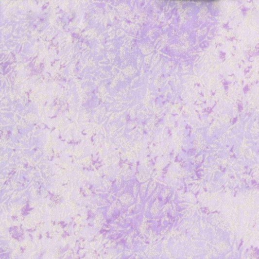 SOFT PURPLE "ORCHID" FAIRY FROST PEARLIZED METALLIC cotton fabric by the half yard MICHAEL MILLER!