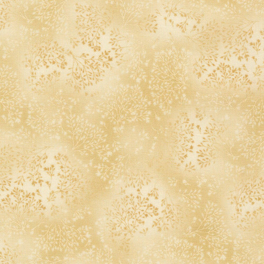 FUSIONS ~ CREAM ~ BEIGE BLENDER BRANCHES cotton fabric by the half yard ROBERT KAUFMAN!