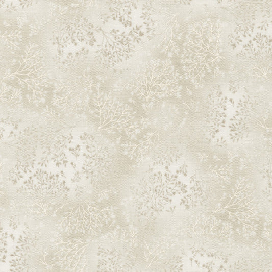 FUSIONS ~ STONE~ BEIGE GRAY BLENDER BRANCHES cotton fabric by the half yard ROBERT KAUFMAN!