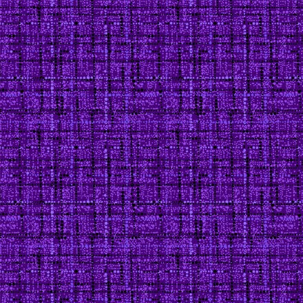 COCO ~ EGGPLANT ~ TEXTURED GRID PURPLE BLENDER COTTON FABRIC by the half yard MICHAEL MILLER!