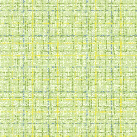 COCO - TEXTURED GRID GREEN BLENDER COTTON FABRIC by the half yard MICHAEL MILLER, 5 coordinates you choose!