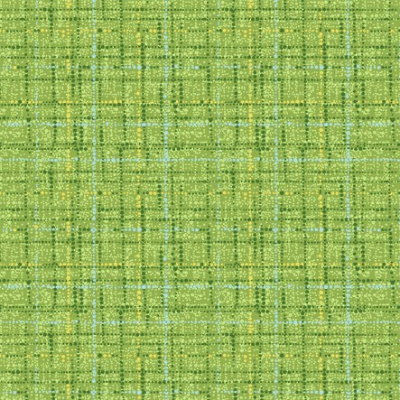 COCO - TEXTURED GRID GREEN BLENDER COTTON FABRIC by the half yard MICHAEL MILLER, 5 coordinates you choose!